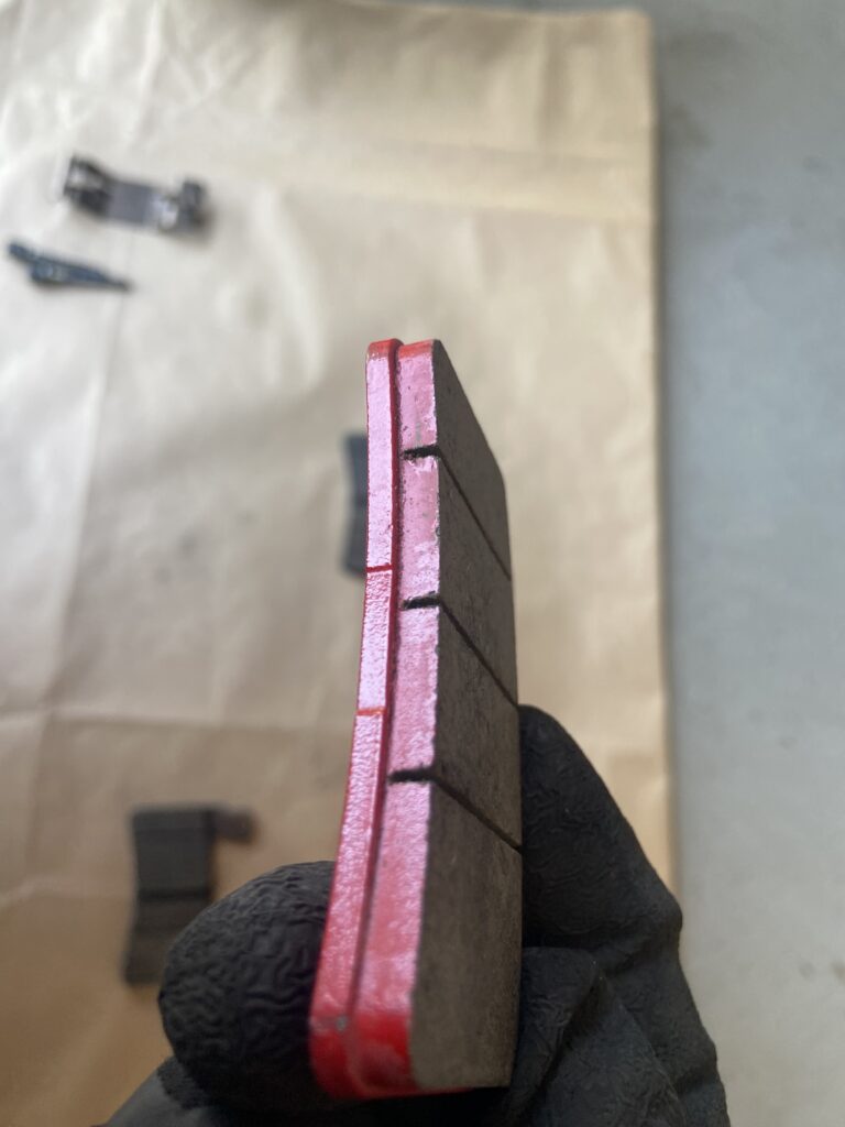 Photo of a new brake pad